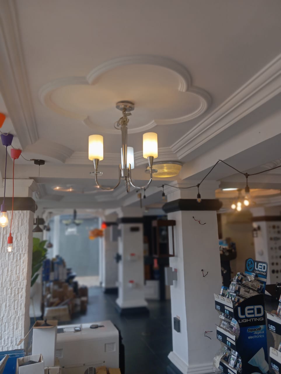 CHARPENTIER 3LT POLISHED NICKEL PENDANT